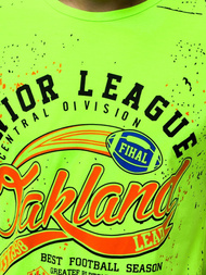 T-Shirt męski zielony OZONEE JS/KS1975Z