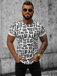 T-Shirt męski biały OZONEE O/P1312