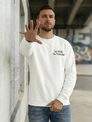 Bluza męska biała OZONEE JS/65B3918/1Z