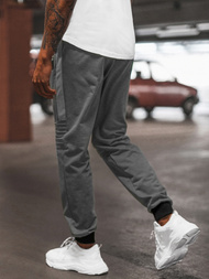 Штани спортивні чоловічі графіт OZONEE JS/68K10326Z