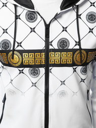 Спортивний костюм чоловічій Бiло-Чорний OZONEE O/HM685Z