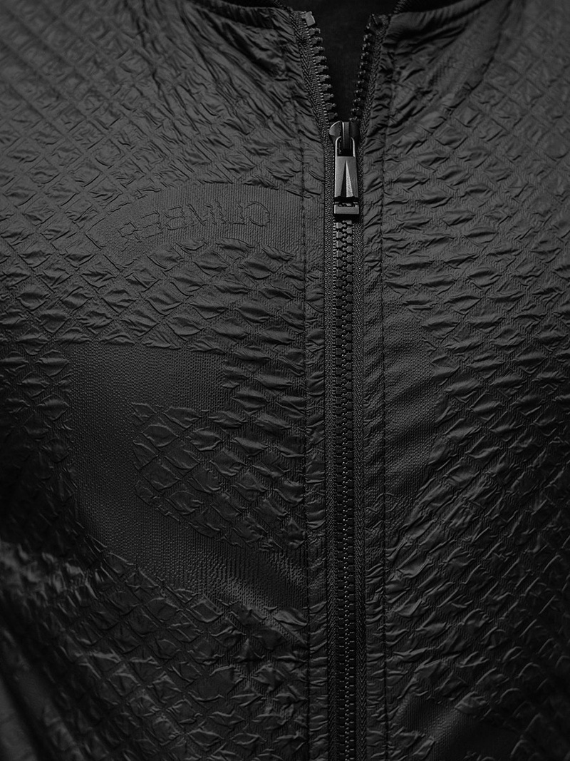 Kurtka przejściowa męska bomberka czarna OZONEE O/3A179