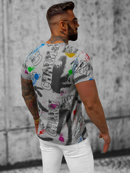 T-shirt męski szary OZONEE JS/8T967