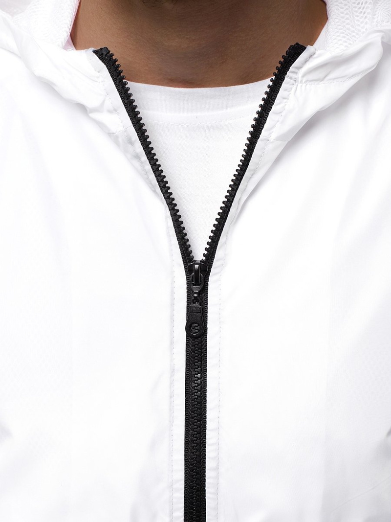 Kurtka przejściowa męska biała OZONEE MACH/5001K