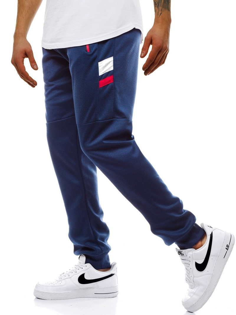 Штани спортивні чоловічі Темно-Синi OZONEE JS/JZ11025