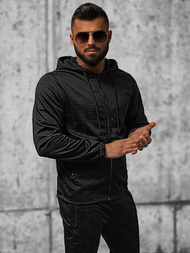 Komplet dresowy męski czarny OZONEE O/3A162