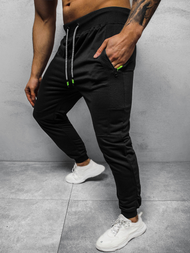 Штани спортивні чоловічі Чорнi OZONEE JS/68K10221