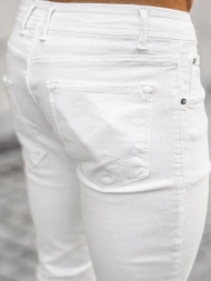 Spodnie jeansowe męskie białe OZONEE E/5391/01Z