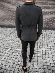 Пальто чоловіче Графітовий/2 OZONEE O/5627