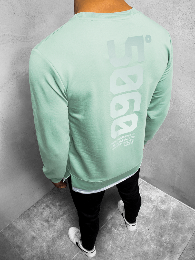 Толстовка чоловіча м'ятна OZONEE MACH/20372Z