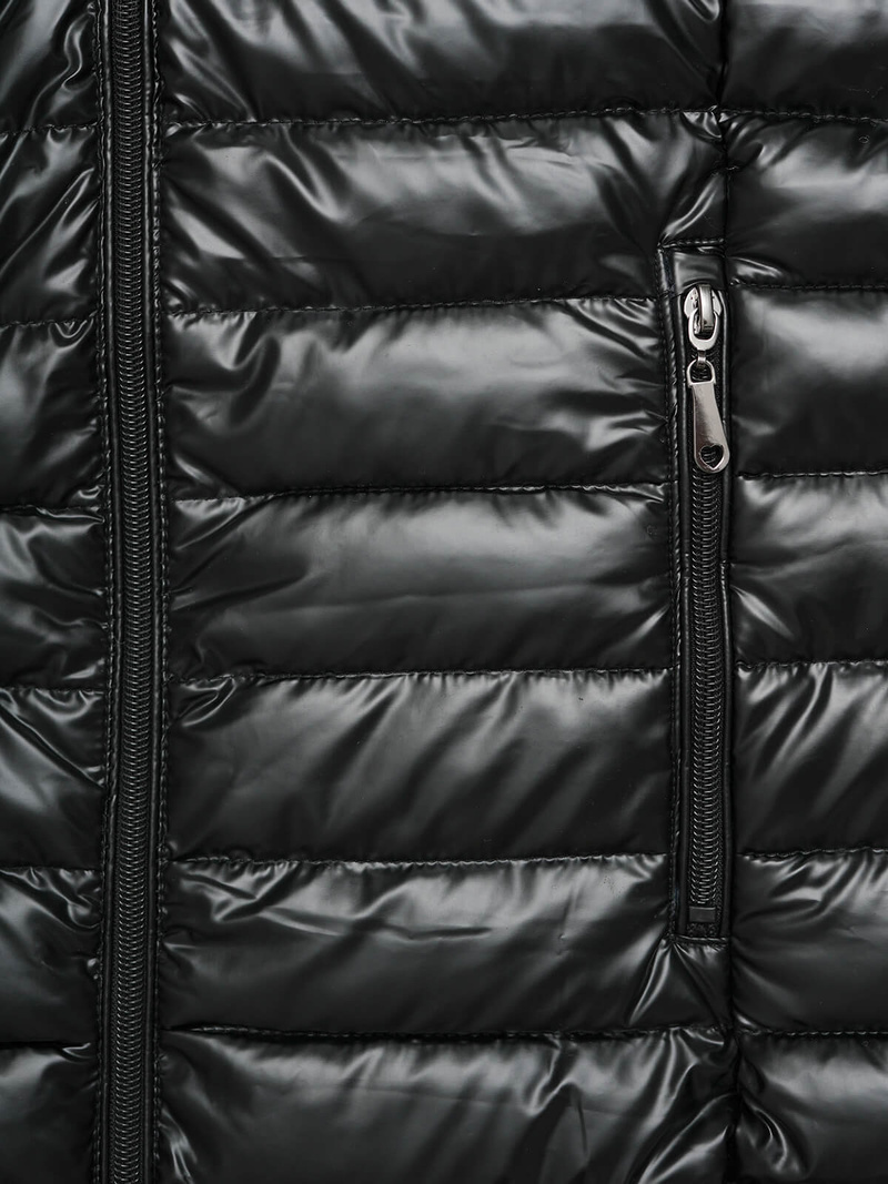 Kurtka damska pikowana czarna OZONEE JS/16M9110/392Z