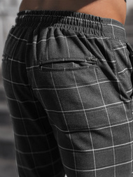 Чоловічі штани джоггери чинос Чорнi OZONEE DJ/2276/22Z