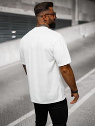 T-shirt męski biały OZONEE O/3C333