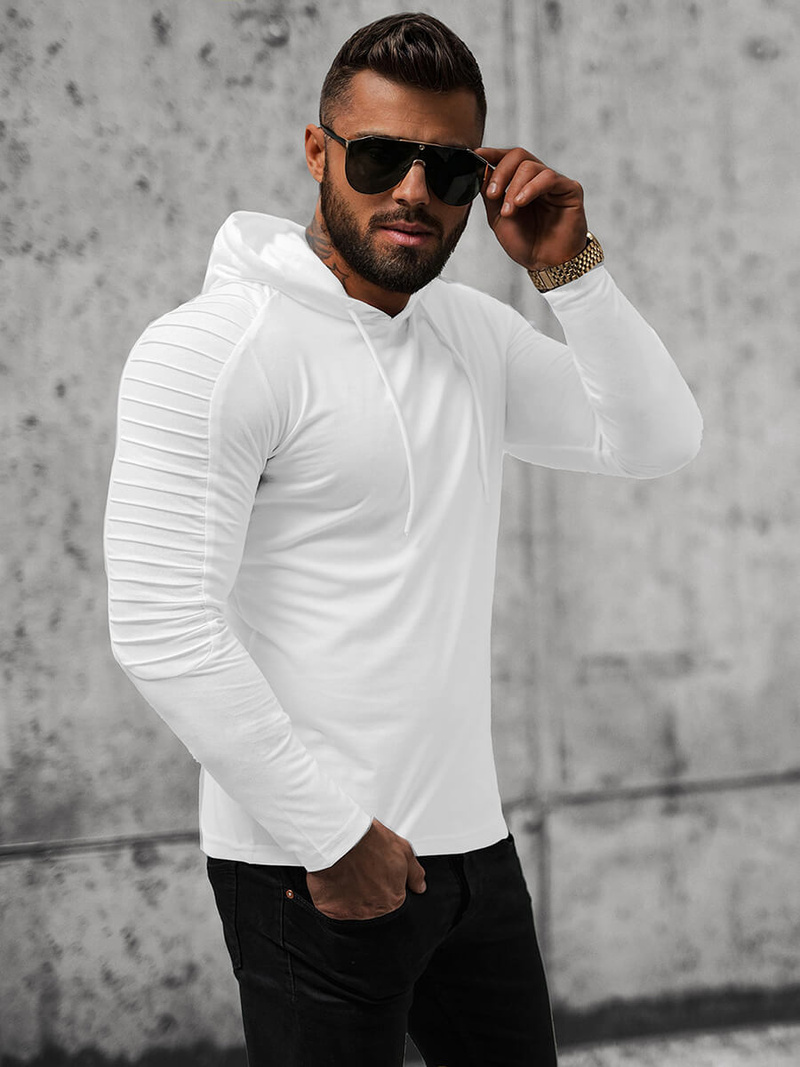 Футболка з довгим рукавом чоловіча Бiла OZONEE O/B258