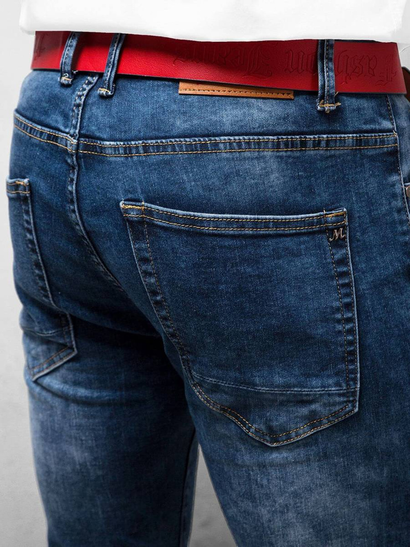 Джинси чоловічі Синi OZONEE DR/TF101