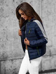 Kurtka damska granatowa OZONEE JS/8M912/215