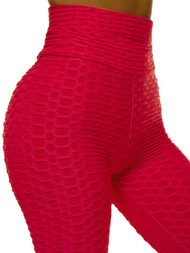 Legginsy damskie koralowe OZONEE JS/YW88024/53