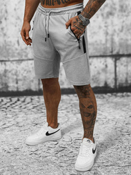 Spodenki dresowe męskie szare OZONEE JS/8K279