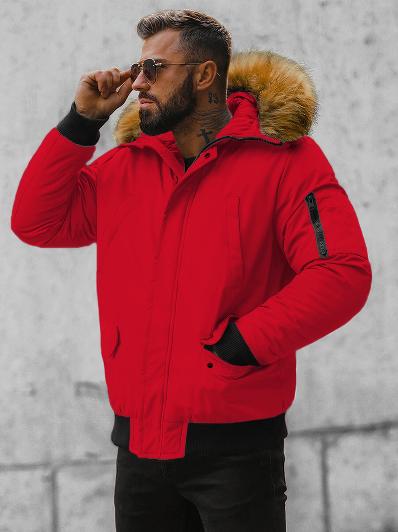 Куртка чоловіча Червона OZONEE JS/M2019/275
