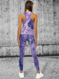 Komplet sportowy dwuczęściowy fioletowy OZONEE JS/YW88038