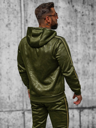 Komplet dresowy męski zielony OZONEE JS/3C555
