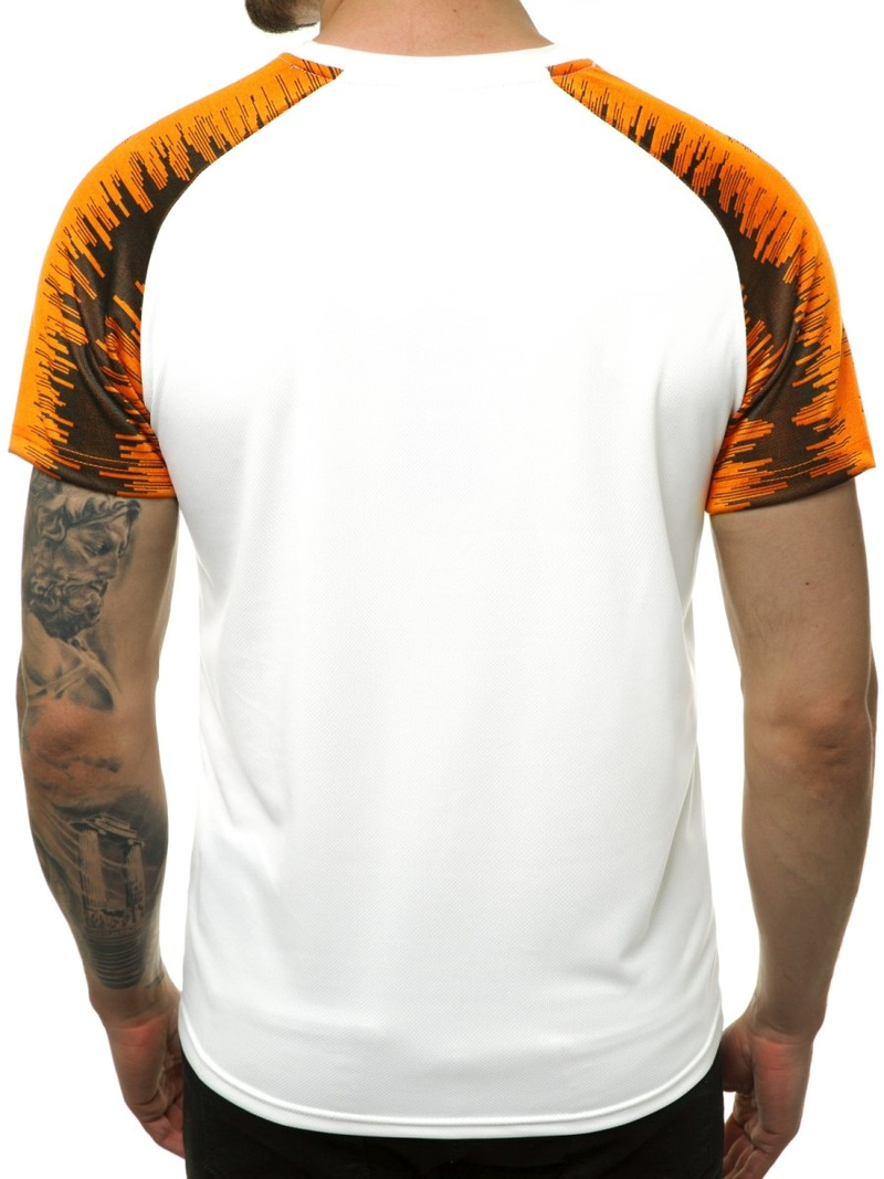 T-Shirt męski biały OZONEE JS/KS2061