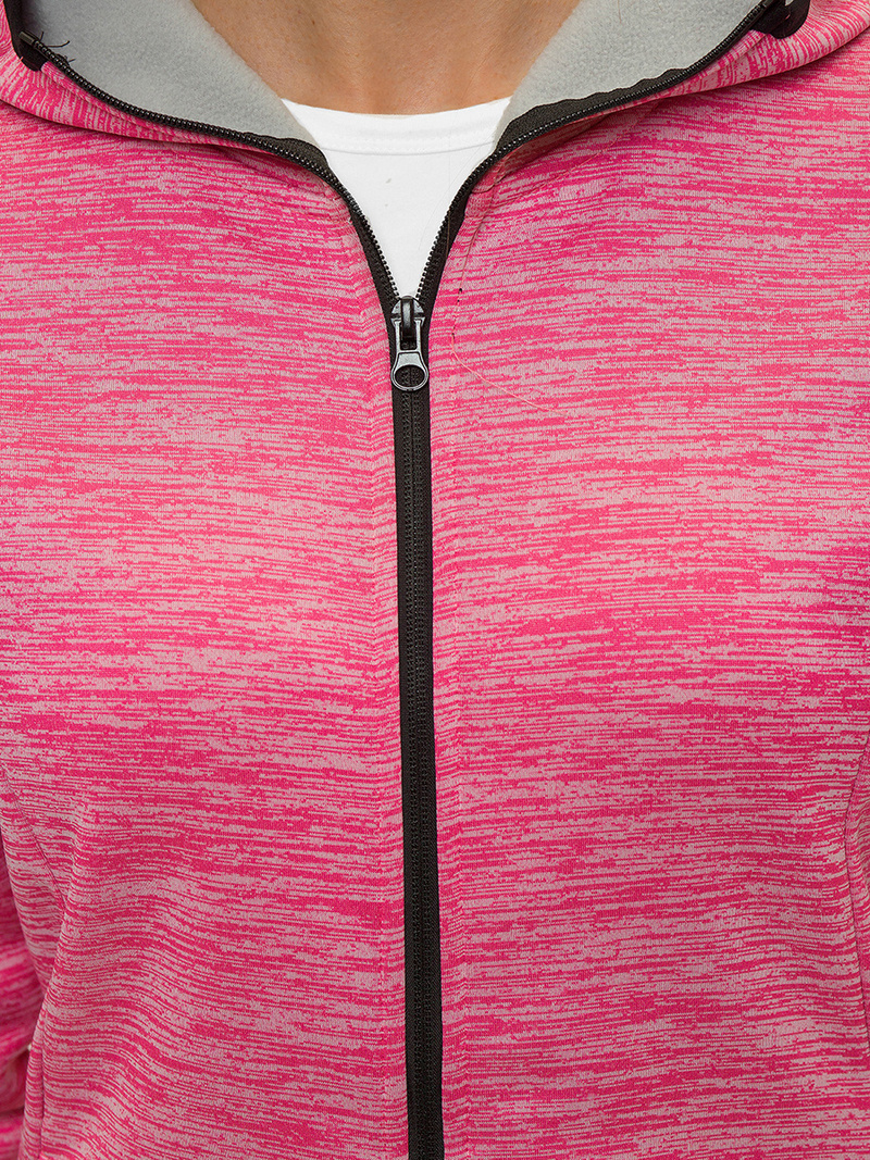 Жіноча Толстовка Яскраво-Рожева OZONEE JS/HD111/25