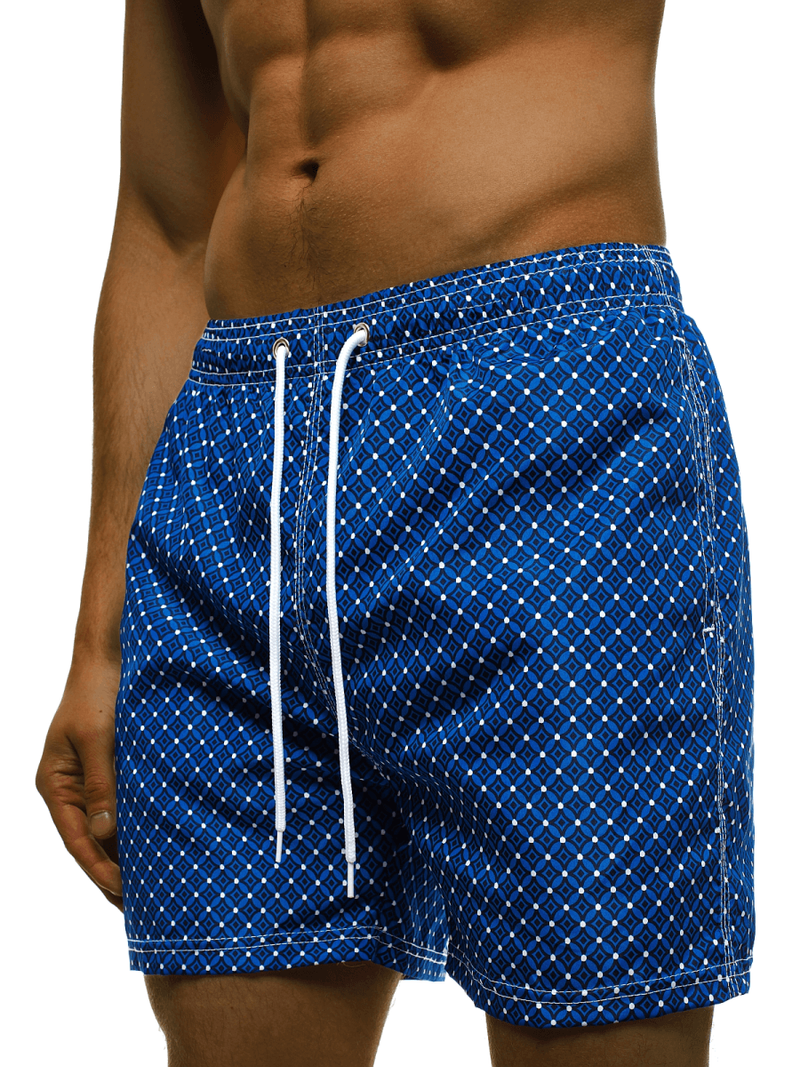 Spodenki kąpielowe męskie niebieskie OZONEE JS/ST036