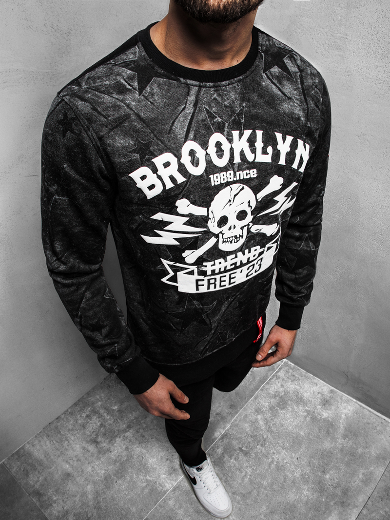 Толстовка чоловіча Графiтова OZONEE JS/DD250Z