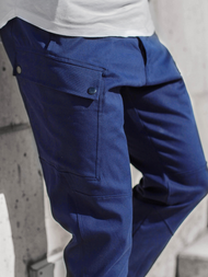 Spodnie męskie chino joggery granatowe OZONEE O/11103