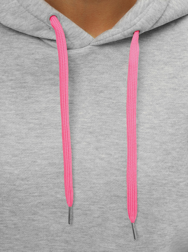 Bluza z kapturem damska szara OZONEE JS/B26031Z
