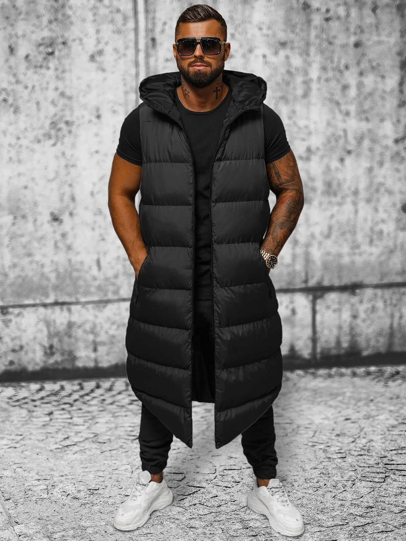 Безрукавка чоловіча чорна OZONEE O/M3203Z