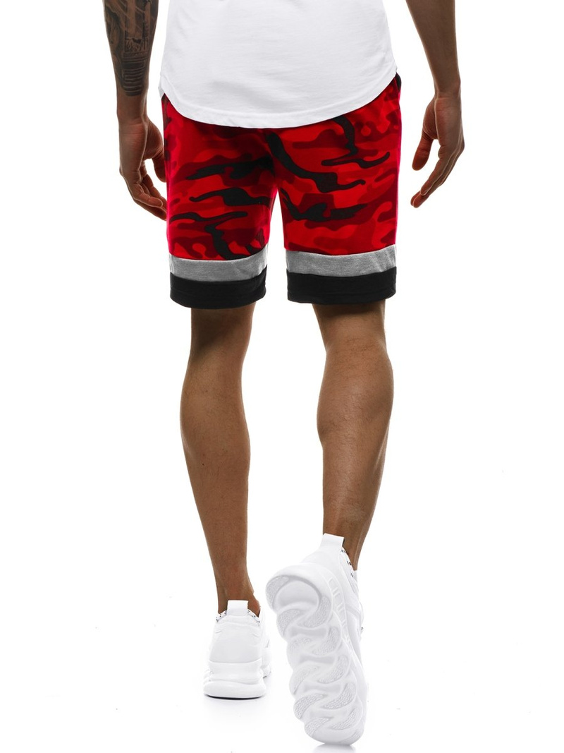 Spodenki męskie czerwone OZONEE JS/KK300152