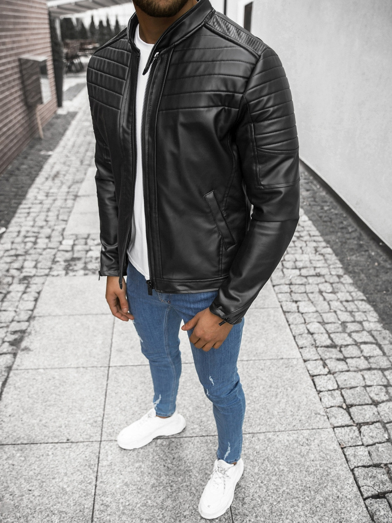 Куртка чоловіча Чорна OZONEE O/9027