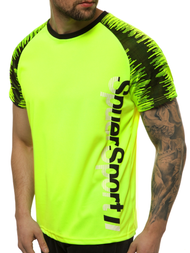 T-Shirt męski zielony OZONEE JS/KS2069