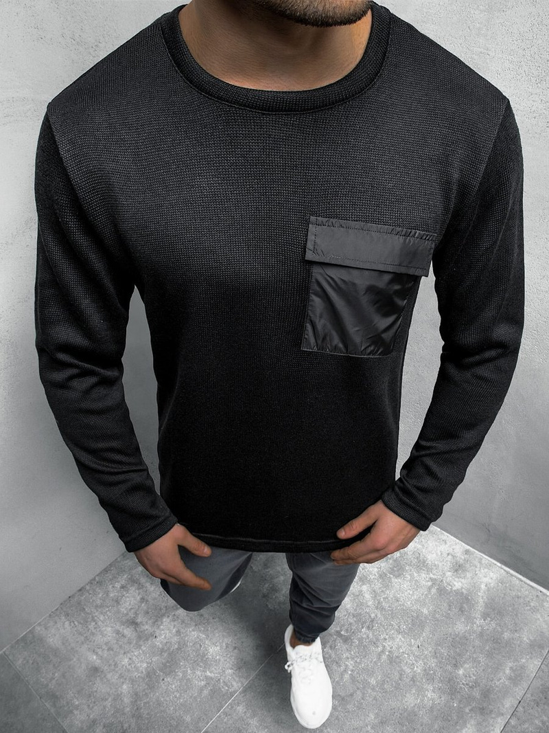 Bluza męska czarna OZONEE O/20378