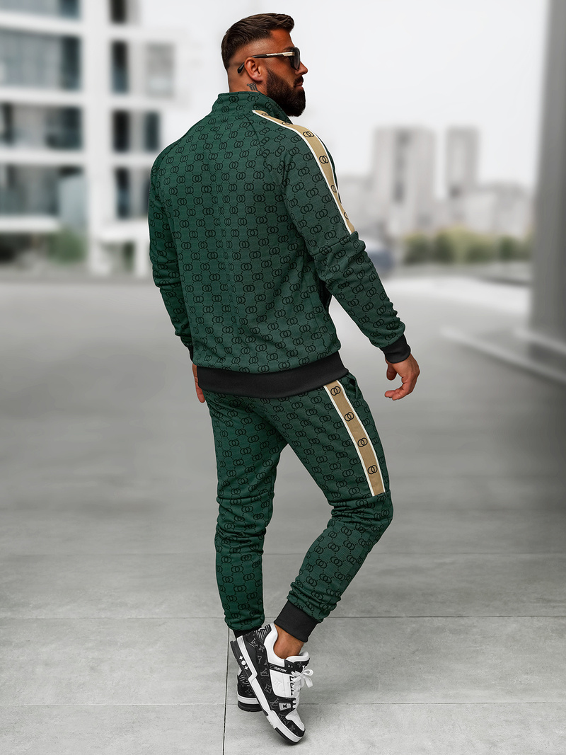 Спортивний костюм чоловічій Зелений OZONEE O/FF5110AB