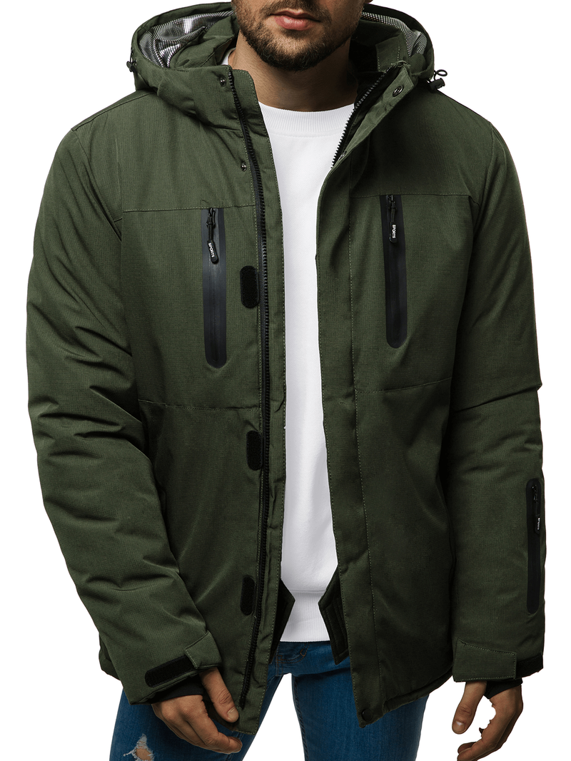 Kurtka zimowa męska khaki OZONEE O/9804