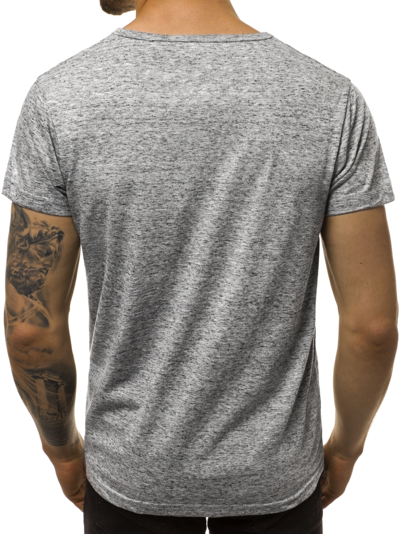 T-Shirt męski szary OZONEE JS/KS2052