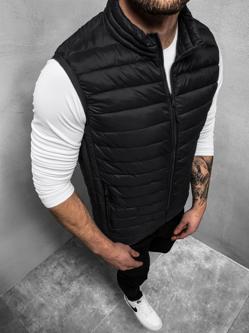 Безрукавка чоловіча Чорна OZONEE JS/LY32Z