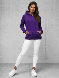 Bluza z kapturem damska fioletowa OZONEE JS/W02Z