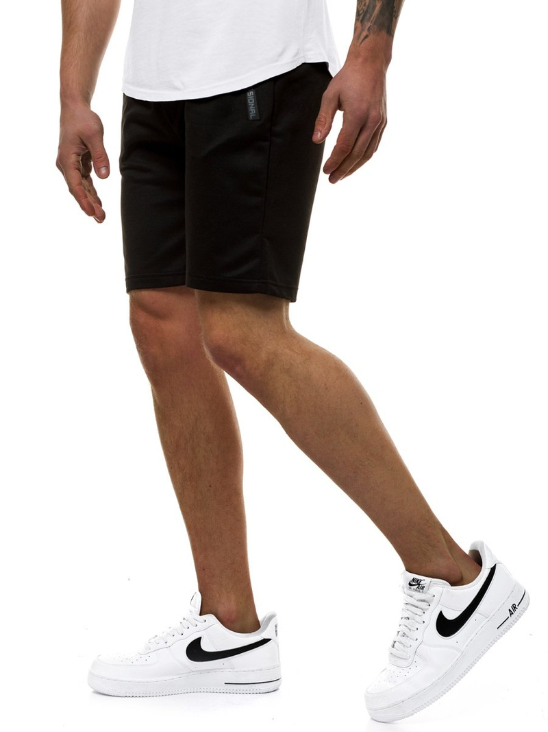 Spodenki męskie czarne OZONEE JS/XW77