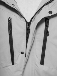 Kurtka męska zimowa jasno-szara OZONEE JS/22M321/280