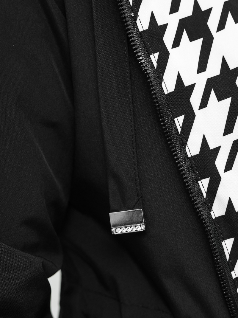 Kurtka damska przejściowa czarna OZONEE JS/16M9252/392