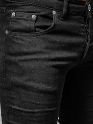 Spodnie jeansowe męskie czarne OZONEE E/6592/01