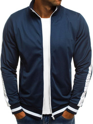 Bluza męska rozpinana granatowa OZONEE O/2126