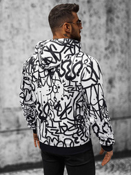 Bluza z kapturem męska biała OZONEE JS/8B1151/1