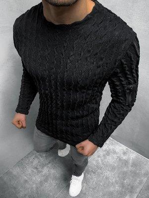 Bluza męska czarna OZONEE O/20376