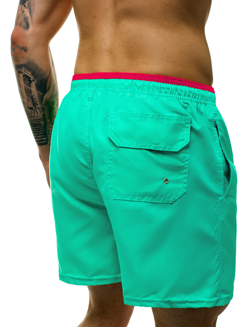 Spodenki kąpielowe męskie miętowe OZONEE ST007-10