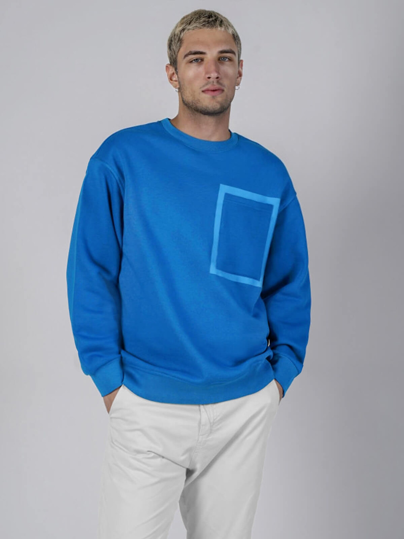 Толстовка cиня OZONEE O/SWE23004Z